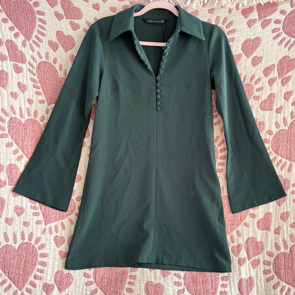 Zara Dark Green Women's Dress